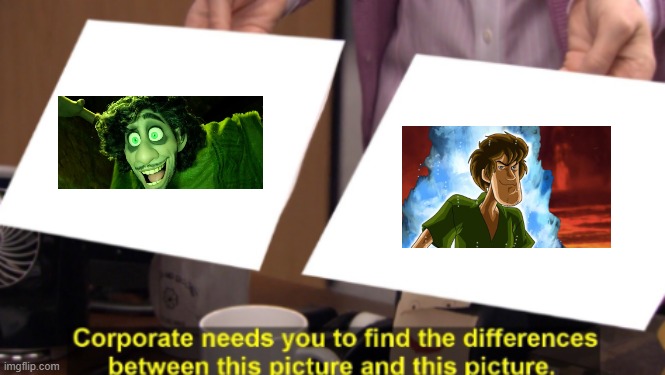 shitpoststatus #4 | image tagged in we don't talk about bruno,ultra instinct shaggy,shitpoststatus,4,they're the same picture | made w/ Imgflip meme maker