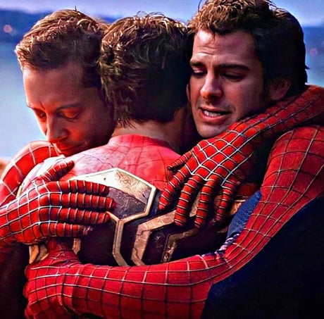 SpiderMan No Way Home Group Hug Blank Meme Template