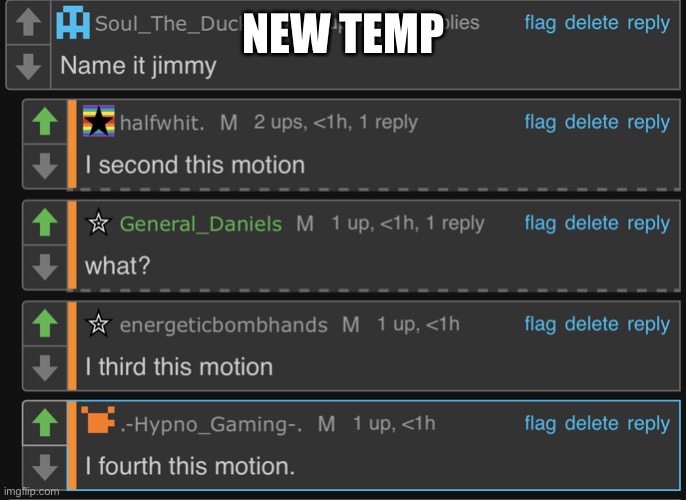 NEW TEMP | image tagged in motion | made w/ Imgflip meme maker