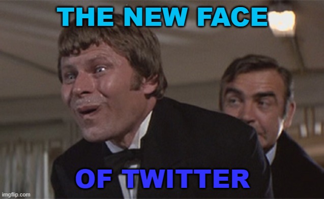 THE NEW FACE; OF TWITTER | THE NEW FACE; OF TWITTER | image tagged in that feel when tfw or tfw | made w/ Imgflip meme maker