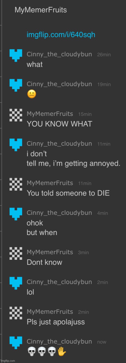 idek when i said it or when but like- | made w/ Imgflip meme maker