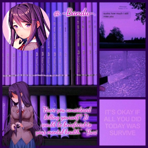 Yuri is pretty cool (ty bandu Blank Meme Template