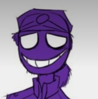High Quality Purple Guy Smirk Blank Meme Template