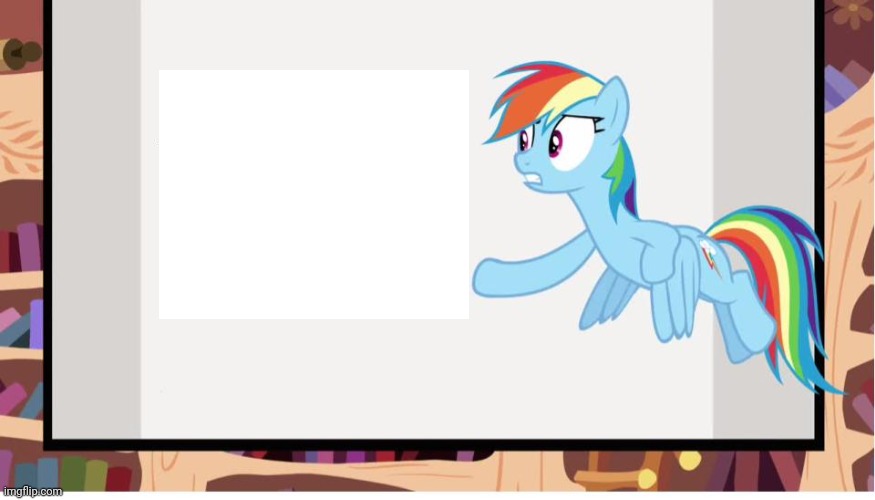 Rainbow dash presentation Blank Meme Template