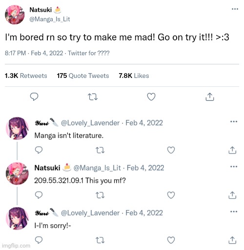 Doki Doki Twitter Club! | made w/ Imgflip meme maker