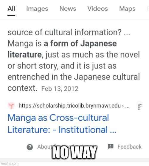 Natsuki was right?!?!?!?!?!?!!! | NO WAY | made w/ Imgflip meme maker