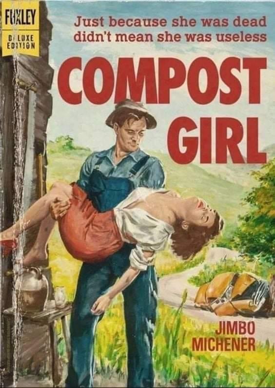 Compost girl Blank Meme Template