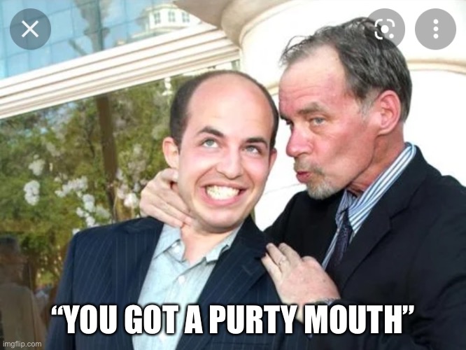 Brian Stetler is VERY accommodating. | “YOU GOT A PURTY MOUTH” | image tagged in brian stetler is very accommodating | made w/ Imgflip meme maker