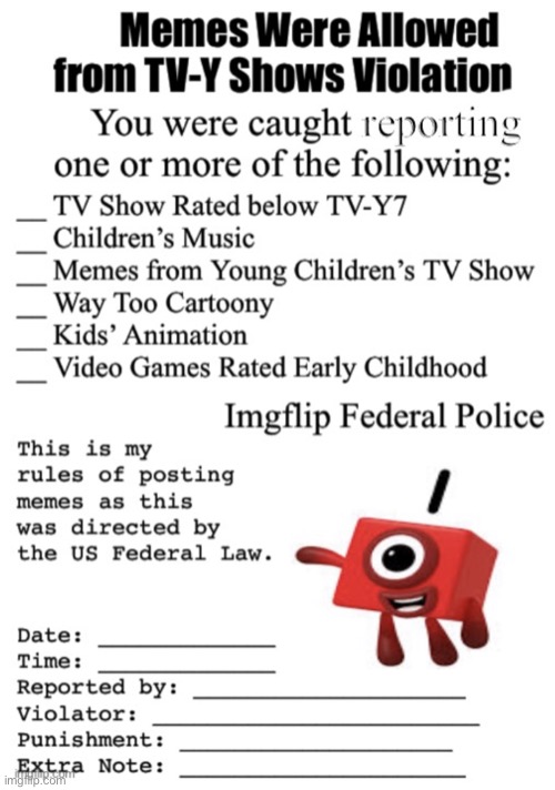 Memes where allowed from tv y shows violation | image tagged in memes where allowed from tv y shows violation | made w/ Imgflip meme maker
