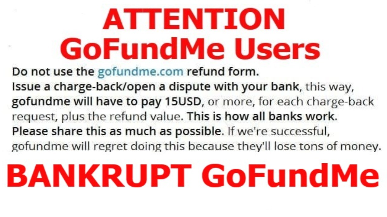 Instant Karma: Help Us BANKRUPT GoFundMe! | image tagged in boycottgofundme,bankruptgofundme,thieves,karma's a bitch,instant karma,mad karma | made w/ Imgflip meme maker
