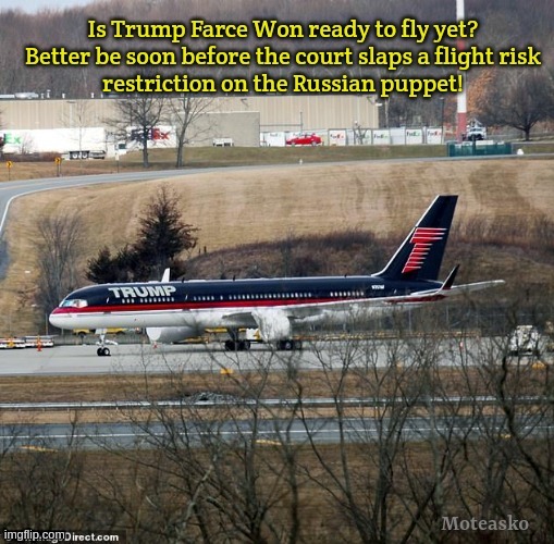 Flight Risk! | image tagged in donald trump,airplane,criminal,court | made w/ Imgflip meme maker