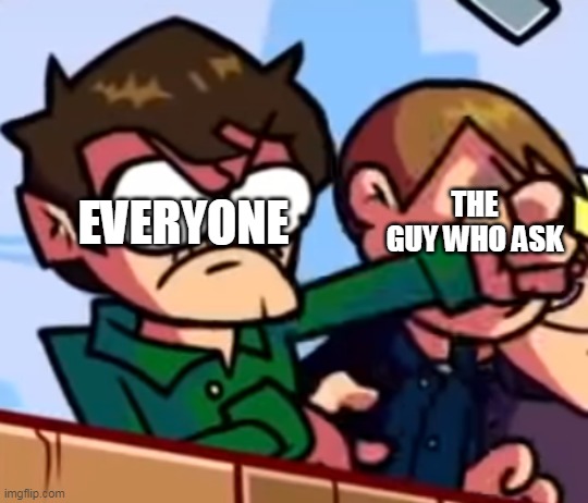 EVERYONE; THE GUY WHO ASK | made w/ Imgflip meme maker