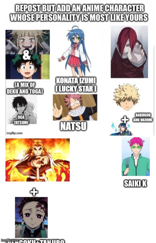 Insert Cool Title Here | SAIKI K | image tagged in anime | made w/ Imgflip meme maker