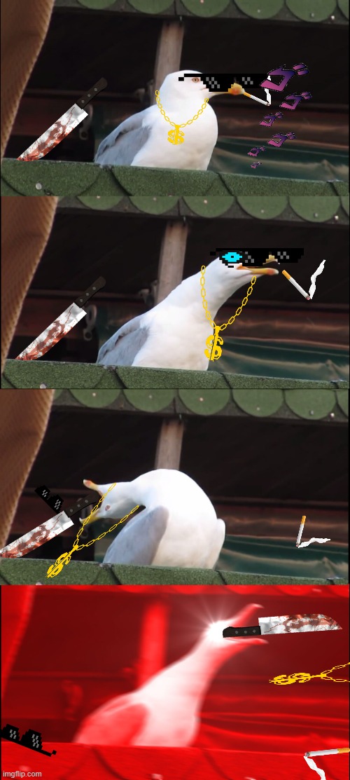 Inhaling Seagull | image tagged in memes,inhaling seagull | made w/ Imgflip meme maker