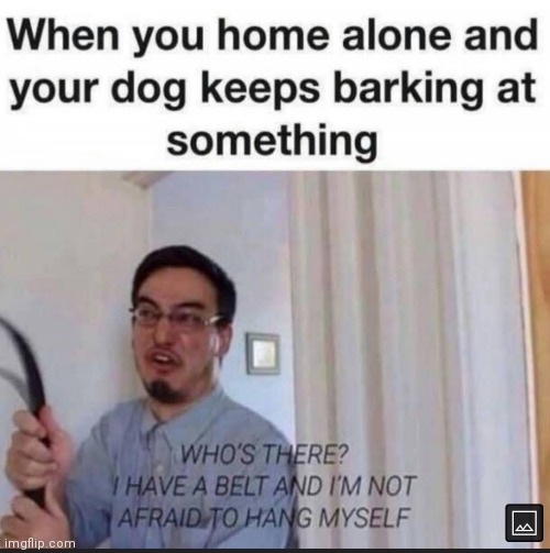 image tagged in memes,home alone,barking | made w/ Imgflip meme maker