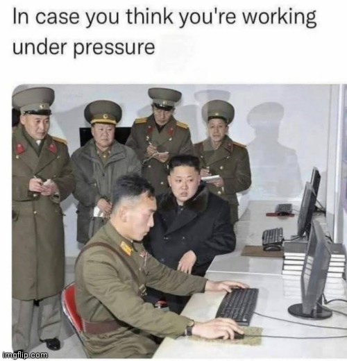 image tagged in memes,kim jong un,pressure | made w/ Imgflip meme maker