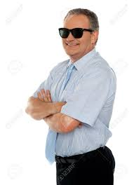 High Quality Old man sunglasses Blank Meme Template