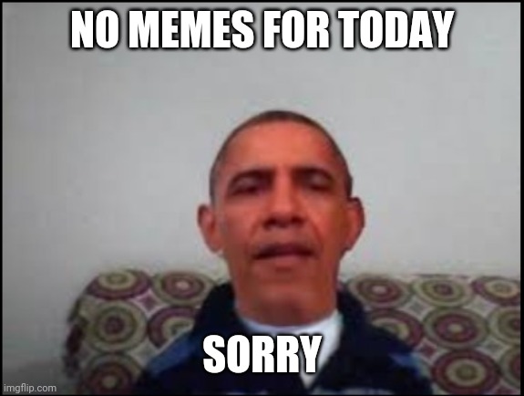 Not Today. | NO MEMES FOR TODAY; SORRY | image tagged in there is no meme | made w/ Imgflip meme maker