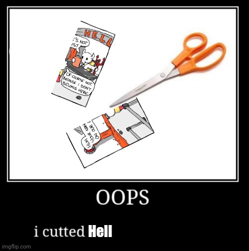 Cutted the reverse card | Hell | image tagged in cutted the reverse card | made w/ Imgflip meme maker