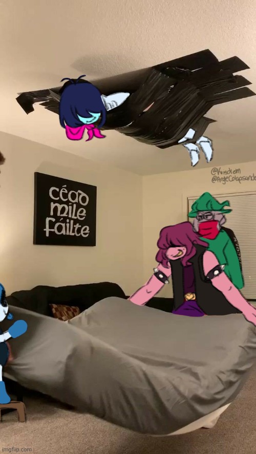 Ha | image tagged in deltarune | made w/ Imgflip meme maker