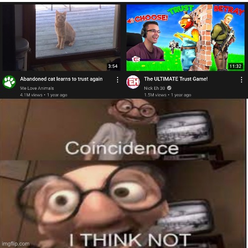 COINCIDENCE I THINK NOT | image tagged in coincidence i think not | made w/ Imgflip meme maker
