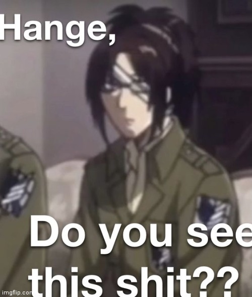 hange | image tagged in hange | made w/ Imgflip meme maker