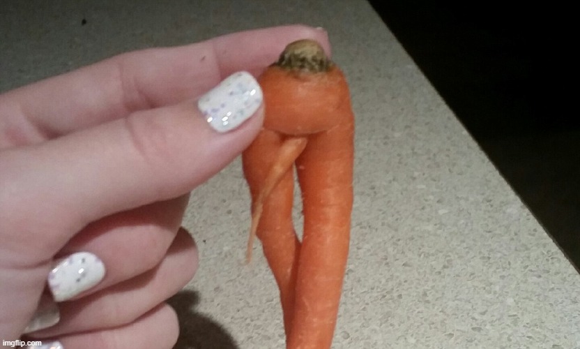deformed carrot | image tagged in deformed carrot | made w/ Imgflip meme maker