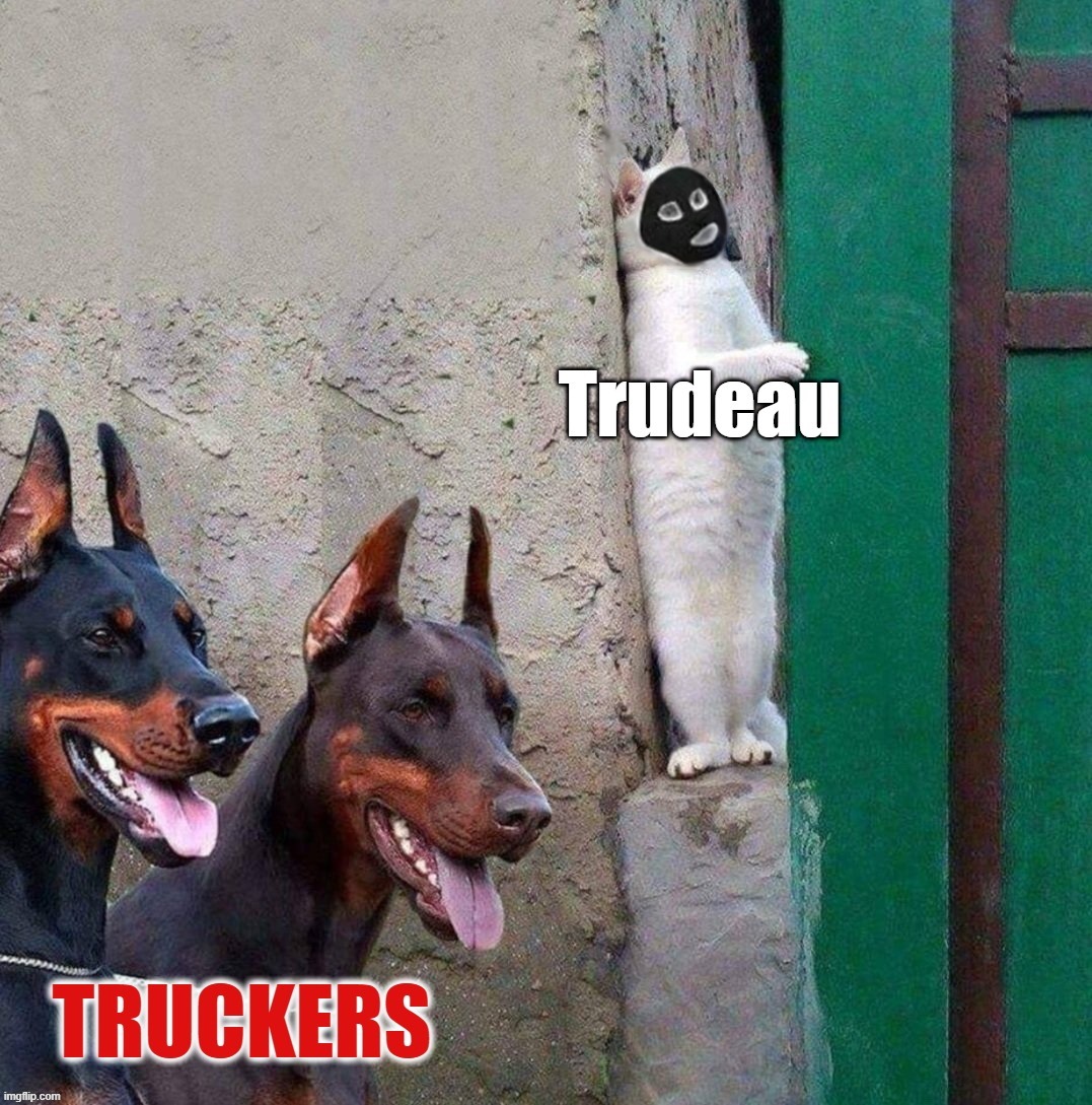 image tagged in justin trudeau,truckers,canada,freedom,tyranny,mandates | made w/ Imgflip meme maker