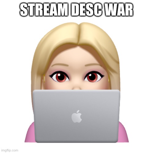 Peach is looking | STREAM DESC WAR | image tagged in peach is looking | made w/ Imgflip meme maker