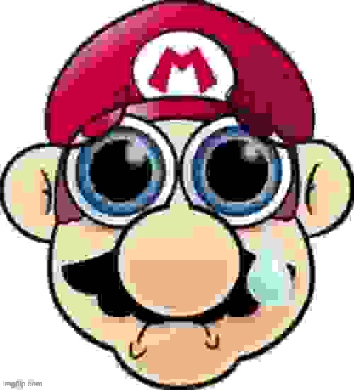 Sad Mario | image tagged in sad mario | made w/ Imgflip meme maker