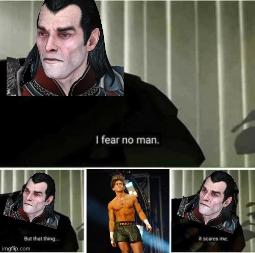 STRAHD FEARS HOOK | image tagged in i fear no man | made w/ Imgflip meme maker