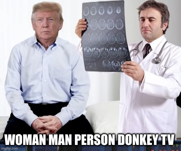 diagnoses | WOMAN MAN PERSON DONKEY TV | image tagged in diagnoses | made w/ Imgflip meme maker