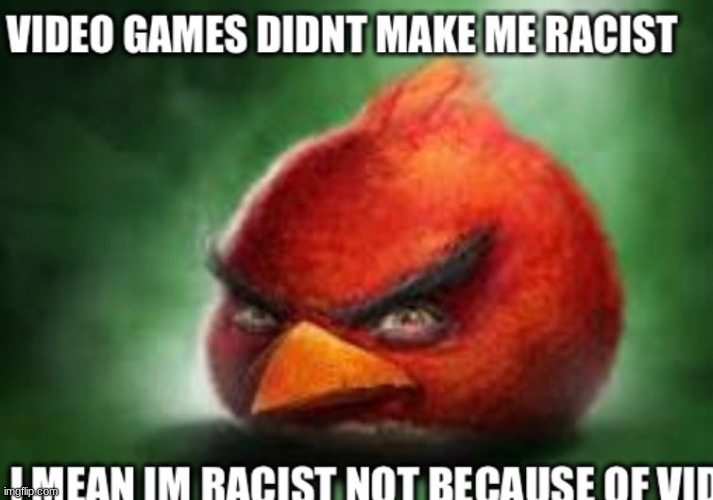 W racism | image tagged in racist | made w/ Imgflip meme maker