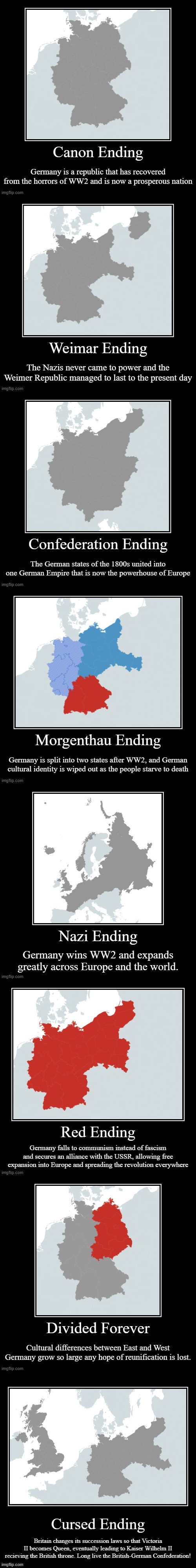 Germany: All Endings | made w/ Imgflip meme maker