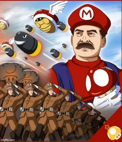 Mario the Dictator | image tagged in memes,unfunny | made w/ Imgflip meme maker