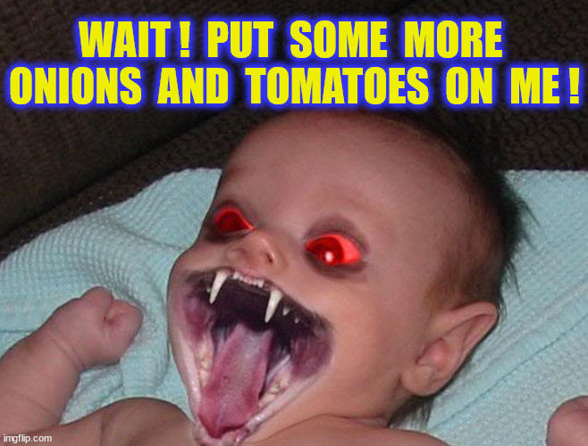 WAIT !  PUT  SOME  MORE  ONIONS  AND  TOMATOES  ON  ME ! | made w/ Imgflip meme maker