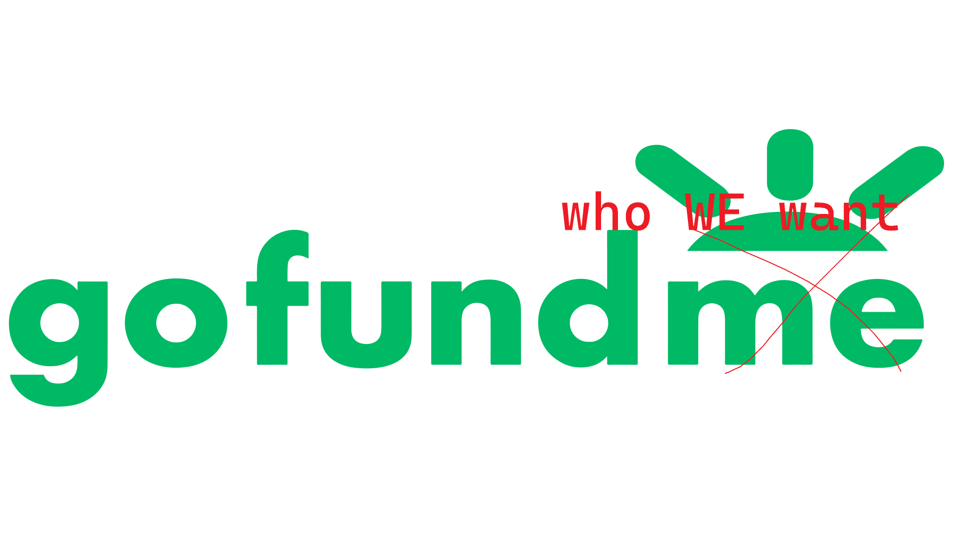 High Quality gofundwhowewant Blank Meme Template