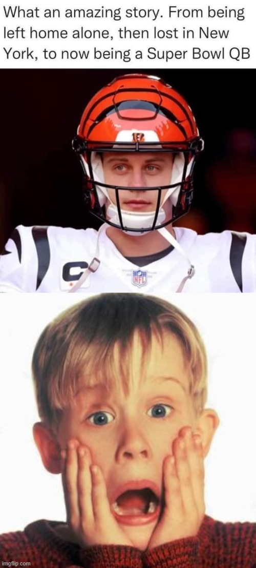 image tagged in home alone kid,sports,nfl | made w/ Imgflip meme maker