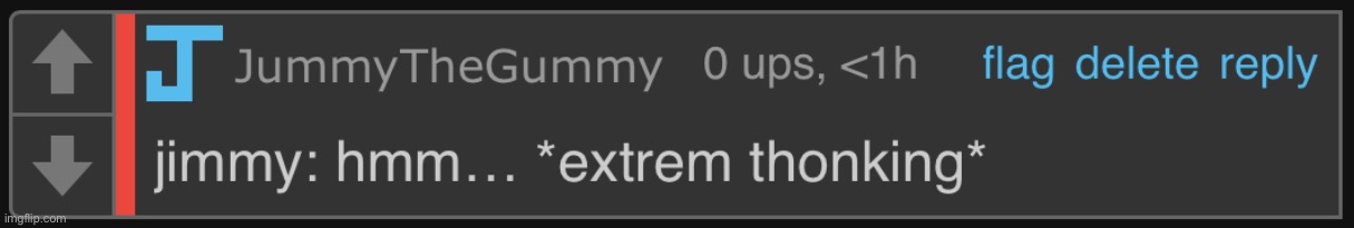 stfu jimmy thonking | image tagged in stfu jimmy thonking | made w/ Imgflip meme maker