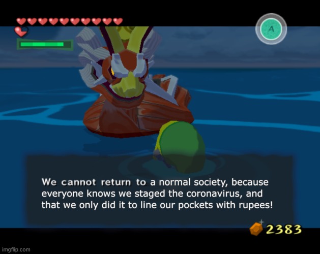 "The Truth Will Set You Free For A Limited Time Only!!!" or "Propagannondorf" | image tagged in gaming,zelda,legend of zelda,wind waker,fun,funny | made w/ Imgflip meme maker