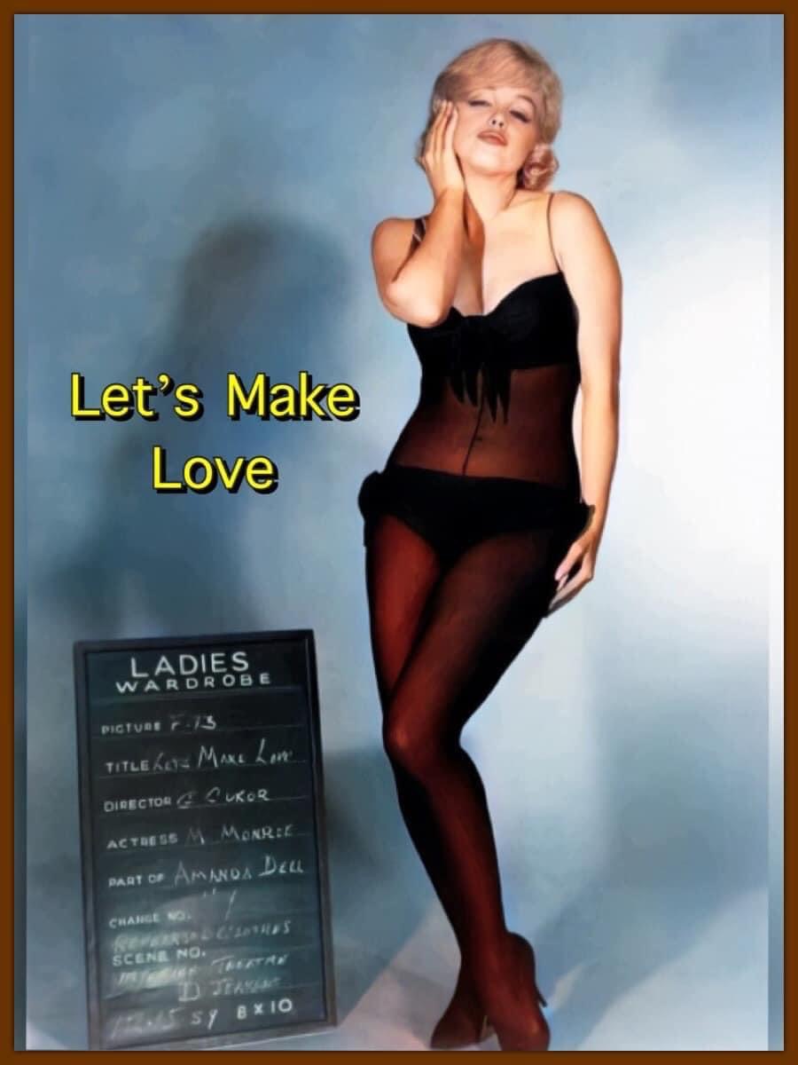 High Quality Marilyn Monroe let’s make love Blank Meme Template