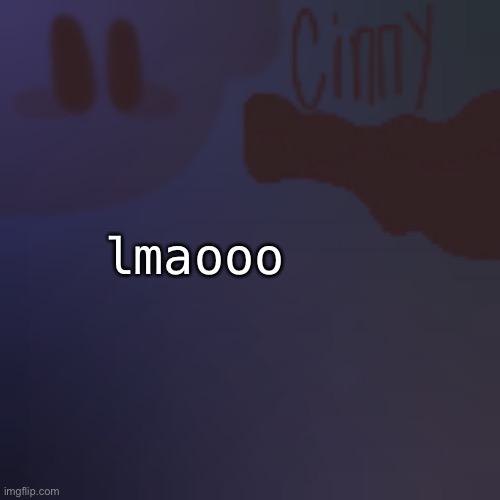 cinny template | lmaooo | image tagged in cinny template | made w/ Imgflip meme maker