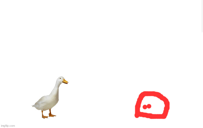 blob V.S goose | image tagged in blank meme template | made w/ Imgflip meme maker