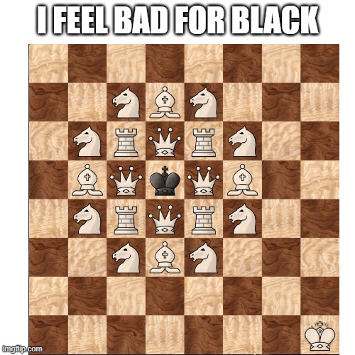 i really just feel bad for black |  I FEEL BAD FOR BLACK | made w/ Imgflip meme maker