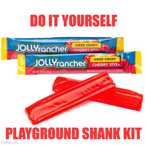 Old School | DO IT YOURSELF; PLAYGROUND SHANK KIT | image tagged in dark humor,memes | made w/ Imgflip meme maker