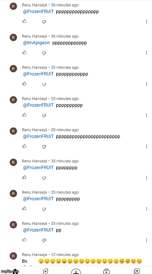 He kept replying on this guys comment | image tagged in youtube,weirdo | made w/ Imgflip meme maker