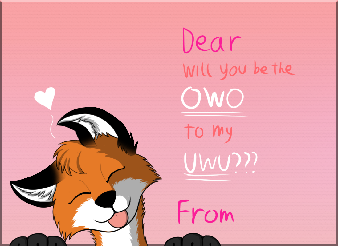 High Quality Furry valentine Blank Meme Template