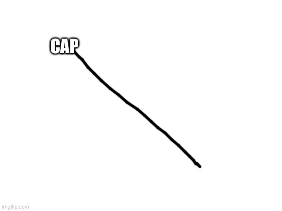 Capstick | CAP | image tagged in blank white template | made w/ Imgflip meme maker