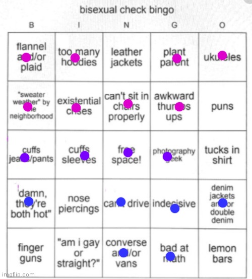 Hahaha | image tagged in bisexual bingo | made w/ Imgflip meme maker