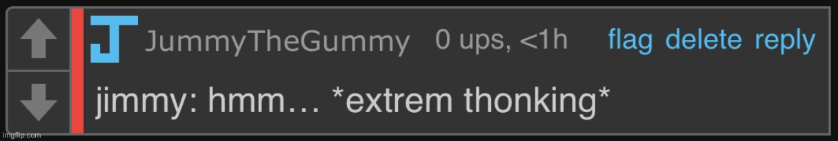 stfu jimmy thonking | image tagged in stfu jimmy thonking | made w/ Imgflip meme maker